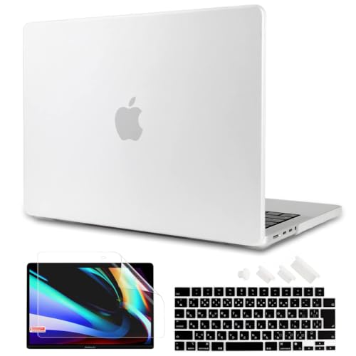 TWOLSKOO MacBook Air 13.6 ケース A2681 M2 A3113 Chip 2022 2023 2024 発売 対応, 耐衝撃 排熱機能 改良型 マット ハードケース + 液晶保護フィルム + 日本語キーボードカバー MacBook