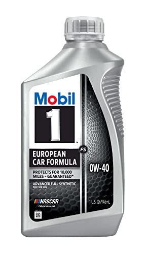 Mobil 1 Fs European Car Formula Full Synthetic Motor Oil 0W-40, 1 Quart (Pack Of 6) #TOP3