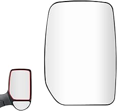 SENZEAL Non-Heated Rearview Mirror Glass Top Right for Ford Transit MK6 MK7 2000-2013 YC15-17K740-BA 4059965 (Top Right)