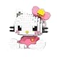 GNHG Mini Bausteine,Mikro Bausteine,Building Blocks,Kitty Mini-Anime-Charakter Bausteinfigur Baukastenspiel Pixelfiguren,Spielzeug ab 1 Jahr,Perfekte Ferien Geschenk für Kinder,Erwachsene