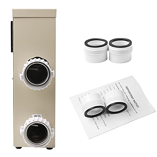 Exgizmo 11Kw 220V Electric Water Heater Thermostat Swimming Pool Heater Spa Hot Tub For Above Ground Inground Pool Hot Tub Heater Pump With Digital Display Touch Screen Control #TOP6