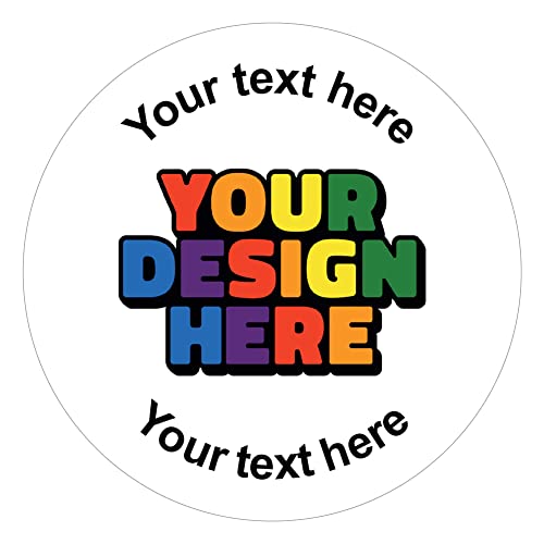 Classroom Stickers 144 Personalised Your School Logo Add Own Image And Text For Children, Teachers & Parents - Colourful, Easy Peel With Strong Adhesive Glue [144 30mm Stickers]