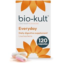 Bio-Kult Everyday Probiotics | 14 Strains | Adult Probiotic Supplement | Non-GMO, Gluten-Free | 120 Capsules