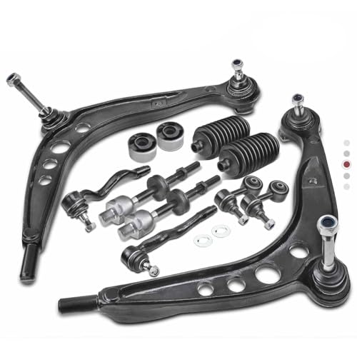 Replacement Parts for 10x Front Control Arm Stabilizer Bar Link Tie Rod End Ball Joint for BMW E36 Z3 Mod-A58PP-115016