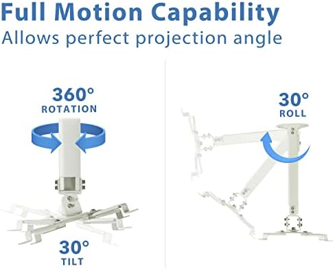 Mount It Ceiling Projector Mount Universal Full Motion — additional product photo (3)