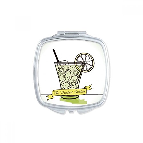 Miroir compact mignon motif crème glacée cadeau fait main multicolore