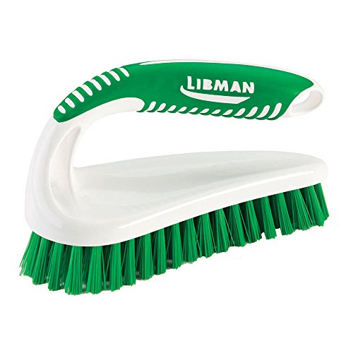 Libman Power Scrub Brush, 7" Surface, Green (Pack of 6)