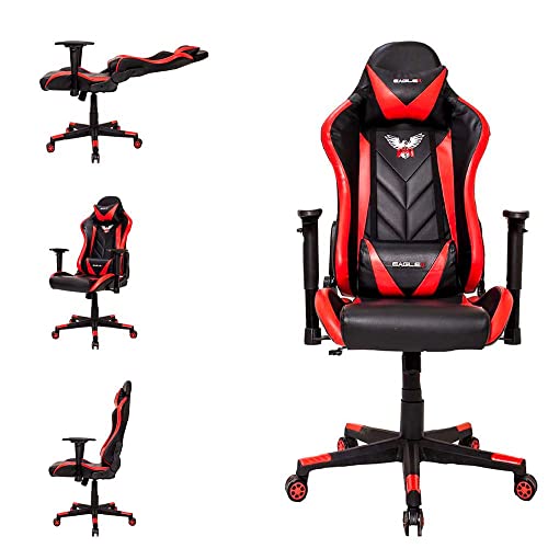 Cadeira Gamer De Escritório Presidente Pro Eaglex Giratória Reclinável Braço 3d Flexivel e Ajustável