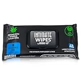INTIMATE WIPES™ by INTIMACY KIT®, 48 Large Hygiene Wipes, pH Balanced, Hypoallergenic, Fragrance Free, infused with Vitamin-E, Chamomile & Aloe Vera, for Intimate Parts, Body & Face