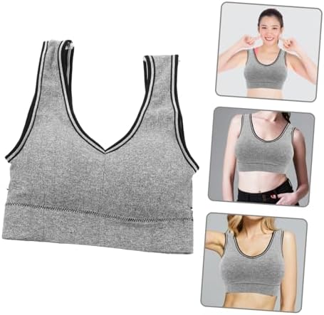 Breathable Womens Sports Nylon Shockproof Fitness Tank Top for Yoga Running Tennis Supportive and Comfortable Sportswear 6