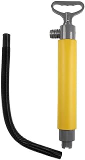 Locadence Bomba de Sentina Manual, Bomba de Agua a Mano Portátil con Manguera de Extensión Desmontable para Botes Pequeños, Kayaks, Canoas, Entusiastas del Agua