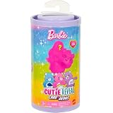 Barbie Cutie Reveal Chelsea Lalka i akcesoria Seria Troskliwe Misie Zestaw z małą lalką w kostiumie i z 6 niespodziankami, JCN97