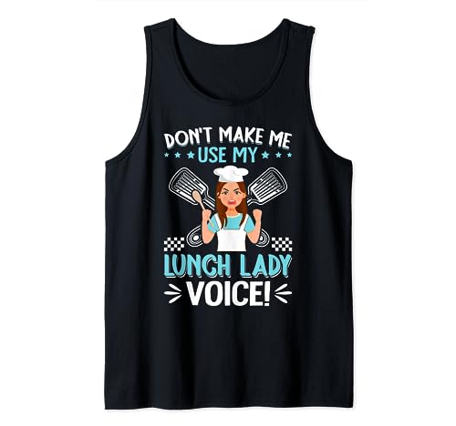 Lunch Lady Cafeteria Worker Tank Top