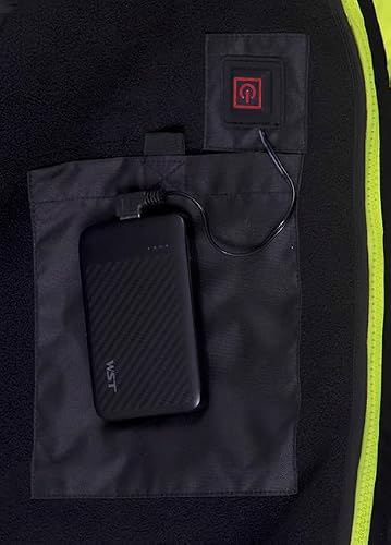 Pyramex Heated Waterproof Jacket, Hi Vis Lime, Large #TOP4