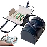 Generisch Organizador de almacenamiento de joyas, 7 compartimentos, de almacenamiento, estuche de joyas, para pendientes, anillos, oficina en casa, uso diario, escritorio, viaje, mujer, regalo