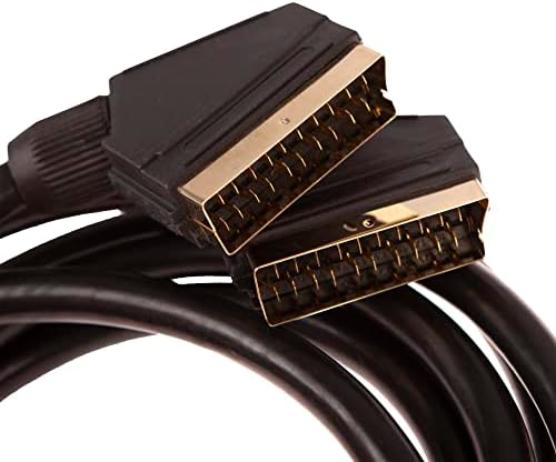 CDL Micro 1.5m Premium Quality Gold Coaxial SCART Lead/Cable/Wire
