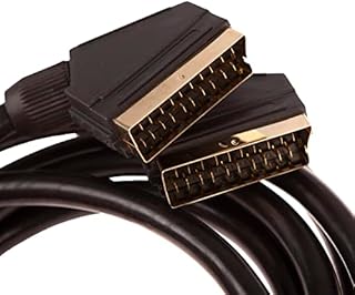 CDL Micro 1.5m Premium Quality Gold Coaxial SCART Lead/Cable/Wire