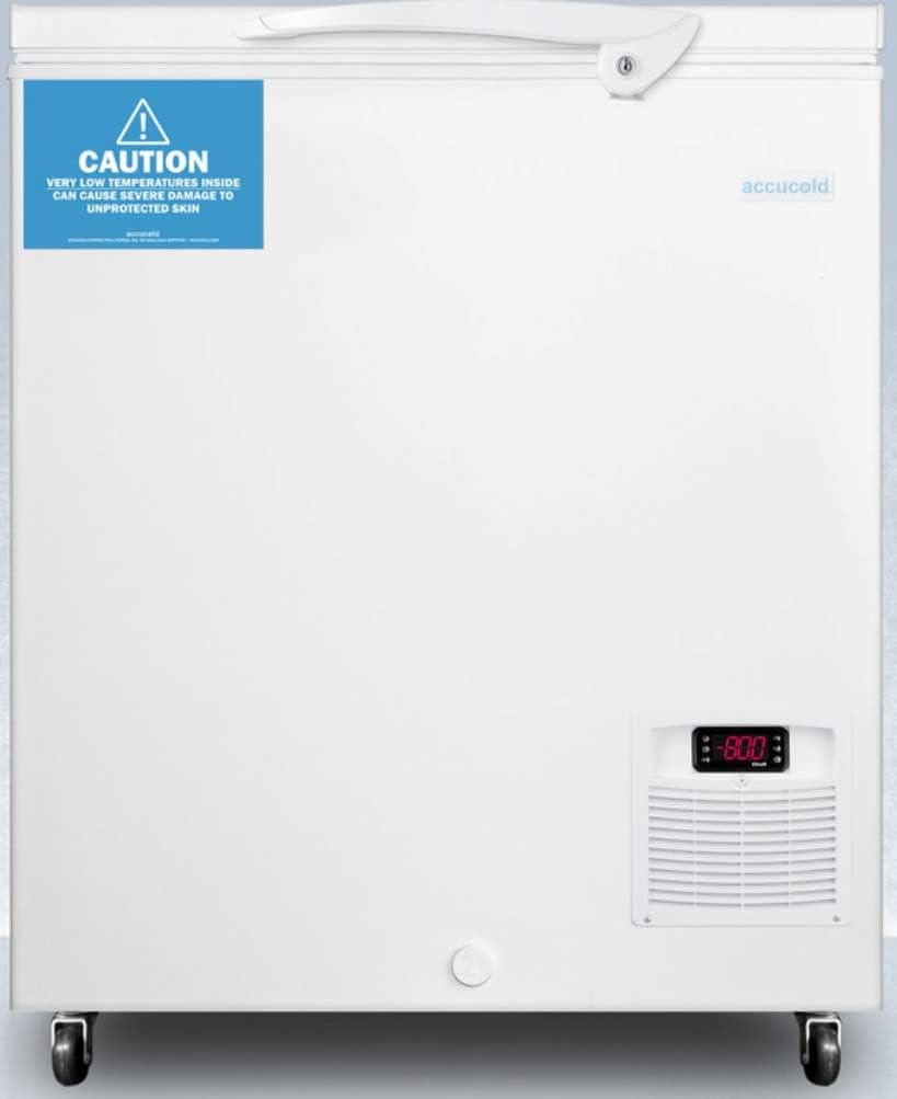 Summit Appliance LAB11-85ºC Capable Ultra Low Chest Freezer for Laboratory and Life Science Storage, Digital Thermostat, Manual Defrost, Exterior Lock, Hermetically Sealed Compressor