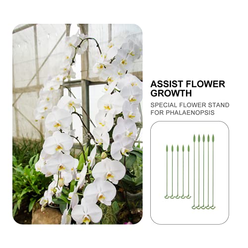 UPKOCH 10Pcs Estacas Sustentação Da Planta Única Haste Jogo Suporte Gaiola Flor Hastes de Apoio Sten