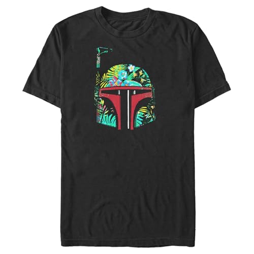 T-shirt Bobba Fett Star Wars imprimé hawaïen pour homme en coton