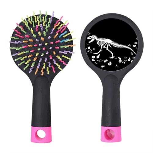 Brosse à cheveux démêlante dinosaure bébés brosse medium à coussin pour nœuds enfants