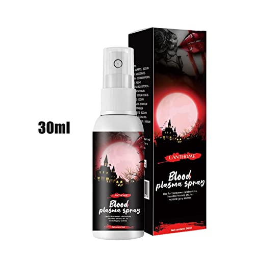 Sangue Falso Dia das Bruxas,Maquiagem de sangue falso de Halloween - Spray de maquiagem de sangue fa