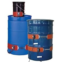 BriskHeat - 310668 DHCS15 Flexible 55-Gal Metal Drum Heater with Thermostat; 50-425F, 120V