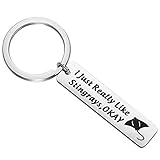 BEKECH Stingrays Keychain I Just Really Like Stingrays Okay Stingrays Jewelry Manta Ray Keychain...