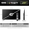 CHiQ L40FT Smart TV 40" (100 cm), Full HD, HDR10, Google TV OS, Dolby Audio & dbx-tv, Tuner Triplo DVB-C/T/T2/S/S2, Chromecast Incorporato, Design Metallico Senza Cornice HEVC Main 10