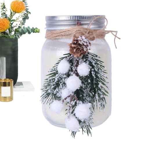 Bougie parfumée de Noël pour créer une ambiance chaleureuse et cocooning au salon
