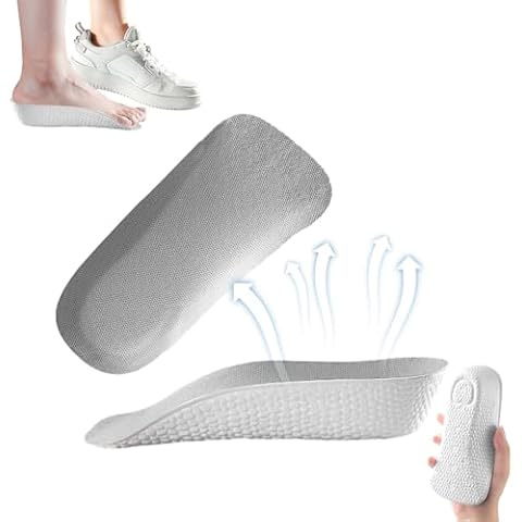 Brandone Insoles Height Increase,Brandone Orthopedic High Pads 1.0,Orthopedic Highpads 1.0,The First Orthopedic Height Insoles, Arch Support Height Increase Insoles for Men Women (Gray, 0.98in) Cover