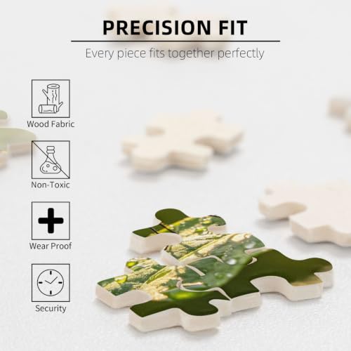 500 Piece Puzzles for Adults Personalized Wooden Puzzles Dragonfly Jigsaw Puzzles Gift Custom Puzzle from Photos Challenging Puzzles for Family Wedding Christmas Birthday Gifts 20.4 x 15 in - Image 3