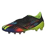 adidas Copa Sense.1 AG, Sneaker Hombre, Core Black/Bright Cyan/Team Solar Yellow, 39 1/3 EU