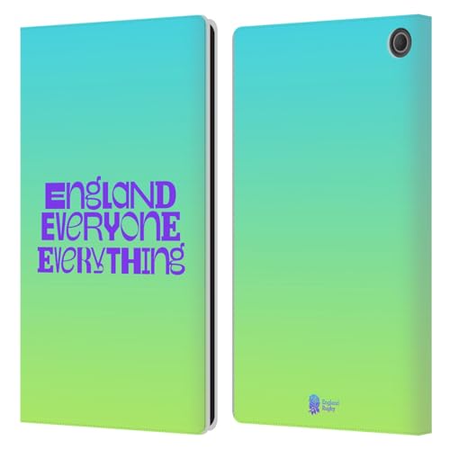 Étui en cuir Amazon Fire Max 11 2023 England Rugby Rose élégante protection portefeuille chic