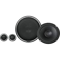KENWOOD KFC-P710PS 6.5 Inch Component Speakers (Black)