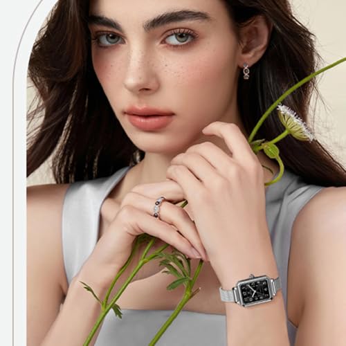 Womens Watch Fashion Dress Mesh Strap Waterproof Watches for Women Elegant Dainty Two Tone Womens Watch Analog Quartz Easy Read Ladies Watches with Day Date3