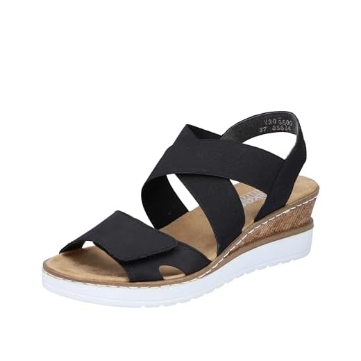 Rieker Damen - Sandalen & Flip Flops V38G8-00 schwarz / 00 Gr.41
