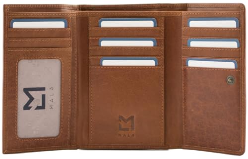 Portefeuille en cuir RFID Mala Leather Bloomsbury 3678_17 pour carte