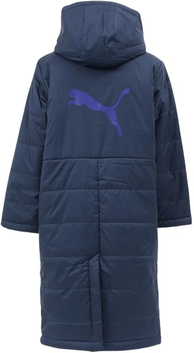 Puma ベンチコート ブラック 657736 プーマ ベンチコート ダウン 防寒 防風 ロング丈 PUMA