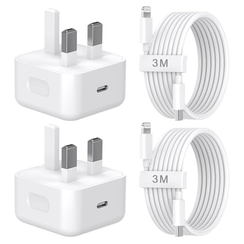 iPhone Charger Fast Charge,[MFi Certified] 2Pack USB C Charger Plug Power Adapter and 10FT USB C to Lightning Cable Lead Phone Charging for Apple iPhone 14 13 12 11 Pro Max XS XR X SE 8Plus,for ipad