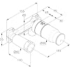 Kludi Basic Installation Set for Wall-Mounted 2-Hole Sink Tap 38243