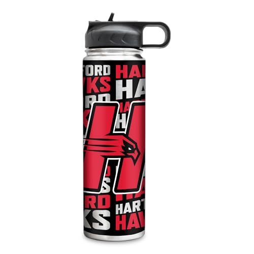 Rico Industries NCAA Hartford Hawks Standard 22oz Stainless Steel Tumbler with Lid - Great For Coffee, Tea, Water or Cocktails