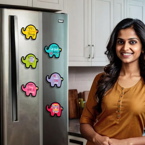 Image of Sehaz Artworks Fridge Magnets Refrigerator Stylish | Fridge Magnets Set | Refrigerator Sticker | Fridge Stickers Refrigerator | Fridge Decoration Items-FM-6-003