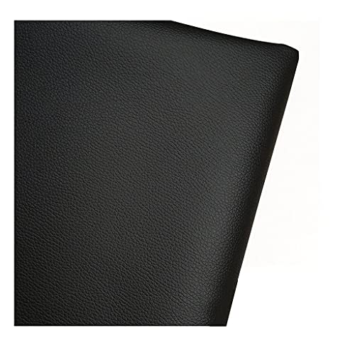 Matière imitation cuir noire pour réparer chaise et intérieur de voiture