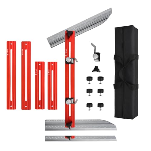Stair Measuring Template Tool for Accurate Layout and Easy Installation of Stair Treads and Shelves