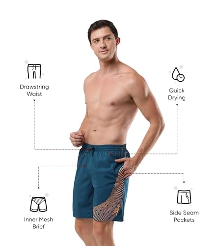 Image of Speedo Men's Xpress Lite Essential Medley Logo Printed Watershorts