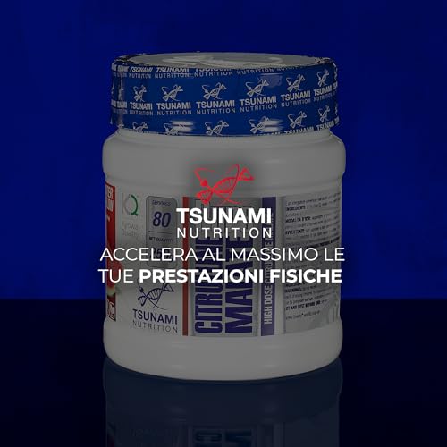 Tsunami Nutrition Citrullina Malato Aromatizzata Pure Kyowa Quality, Polvere, 80 Dosi, Pesca, Integratore Pre-Workout, 250G, Senza Glutine, Senza Lattosio (250G, Watermelon) - 7