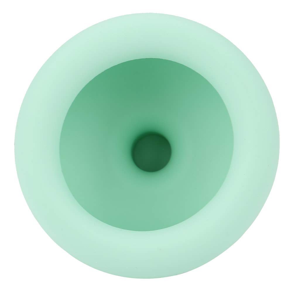 Kubek do Odbijania się Dziecka, Silikonowy Kubek na dłoń do łagodzenia Flegmy i Masażu Niemowlęcia, Miękki Uchwyt 7,7 Cm X 5, Cm Pomaga Noworodkowi w Odbijaniu się Po Karmieniu (GREEN)