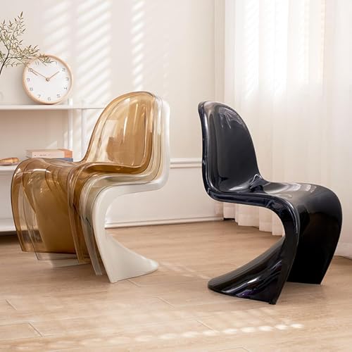 Tabouret en S acrylique pour optimiser l'espace de votre bar moderne