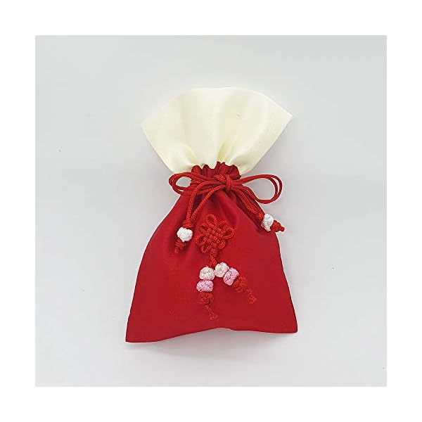 (Pack of 6) Korean Traditional Lucky Pouch Bag Jewelry Pouch Coin Bags Gift Fabric wrapping - Image 7